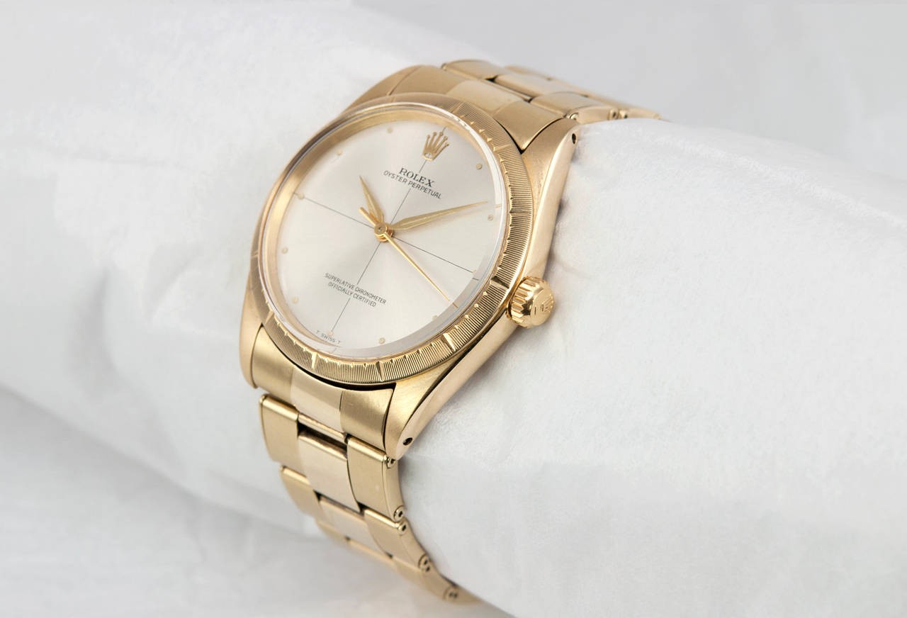 Rolex Zephyr Gold Watch, Ref 1008, Circa 1960s , About