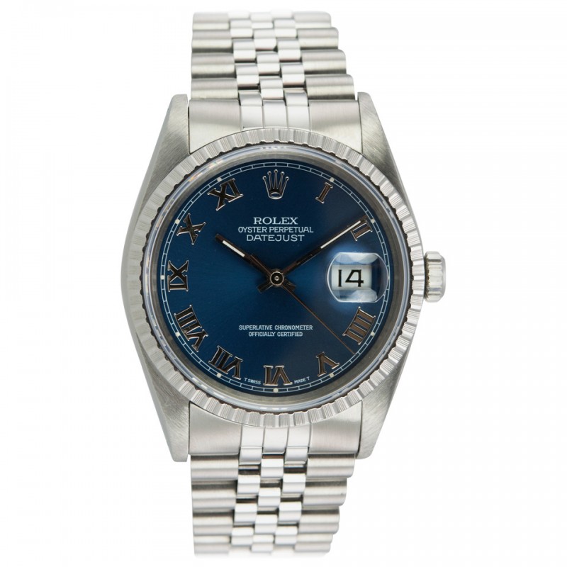 Rolex DateJust Steel Watch, Ref 16220, 1991