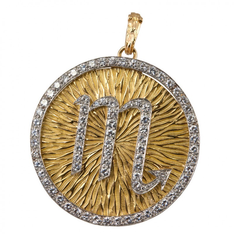 David Webb Scorpio Pin/Pendant