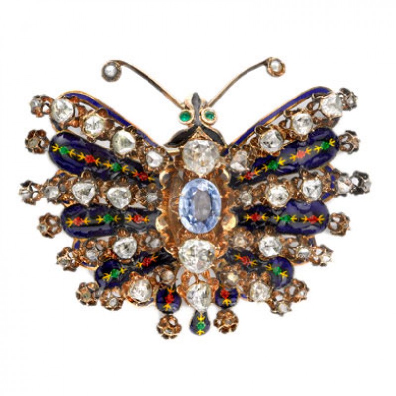 Victorian Butterfly Brooch