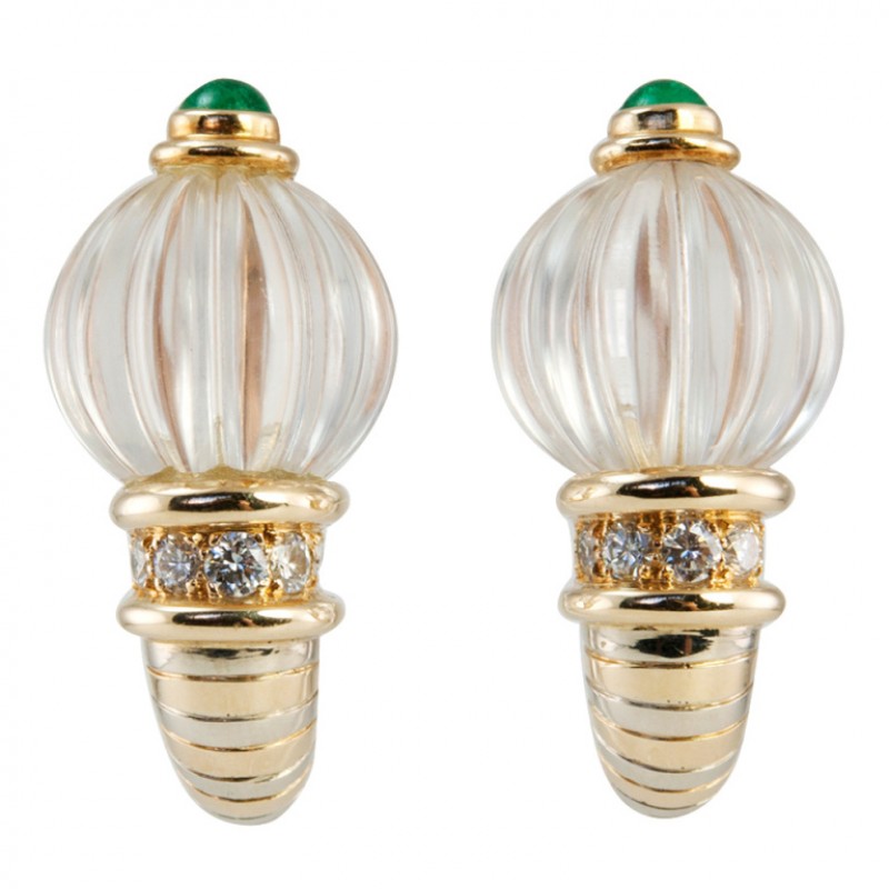 Boucheron Crystal Earrings