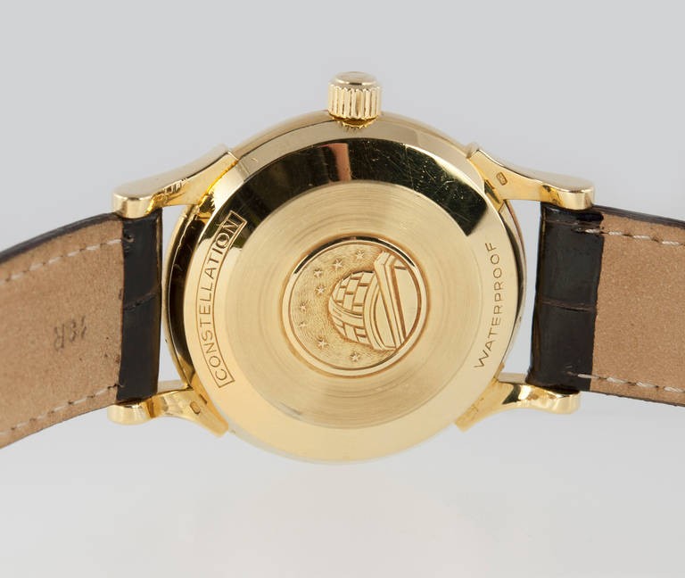 Gold omega watch 1960's clearance