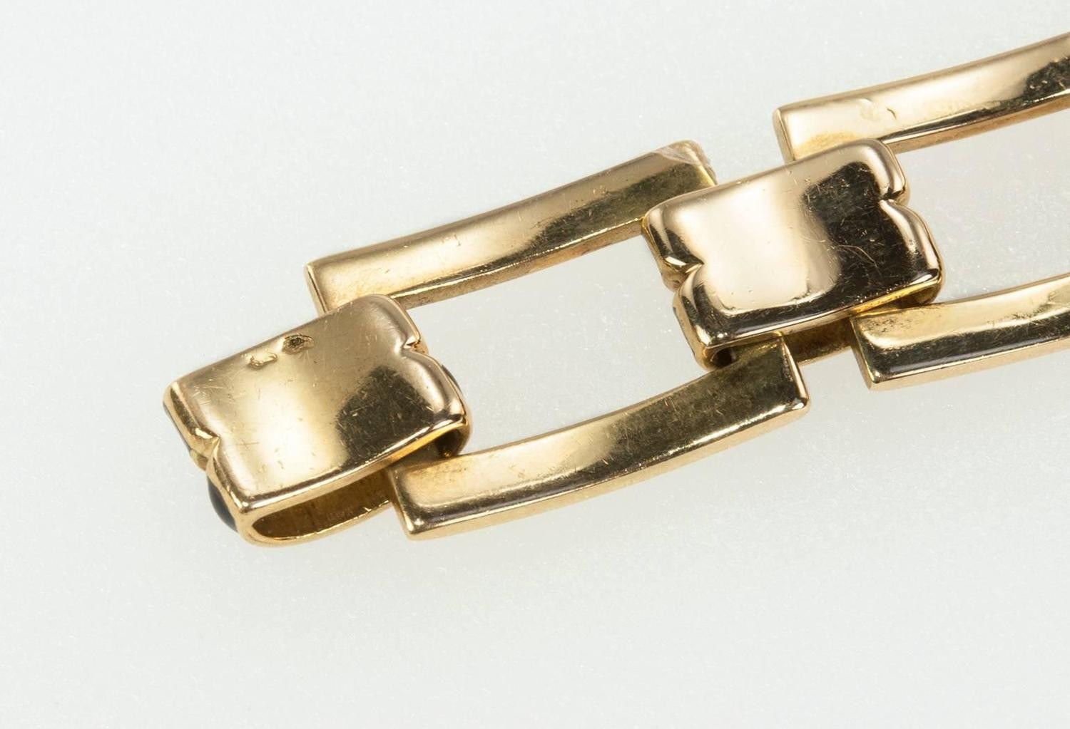Art deco hot sale gold bracelet