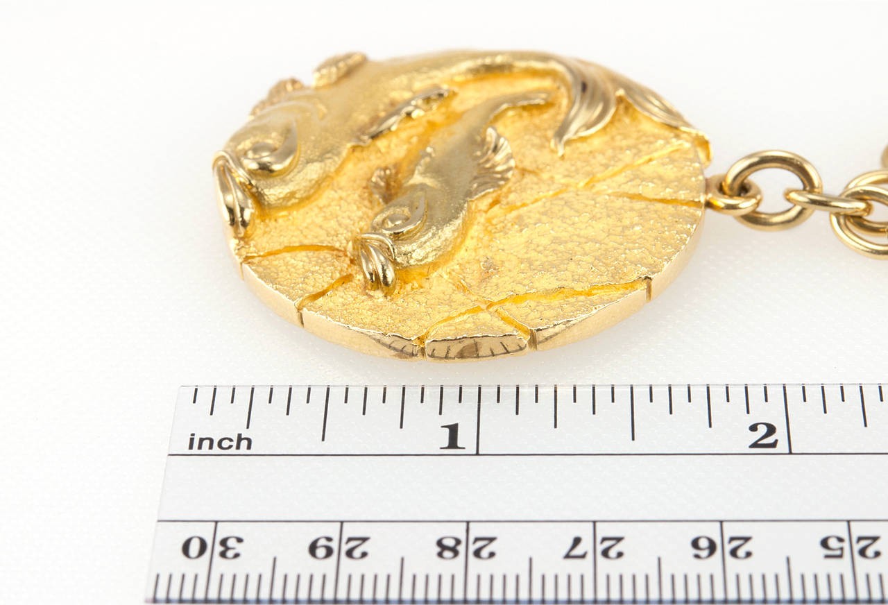 Tiffany zodiac clearance necklace gold