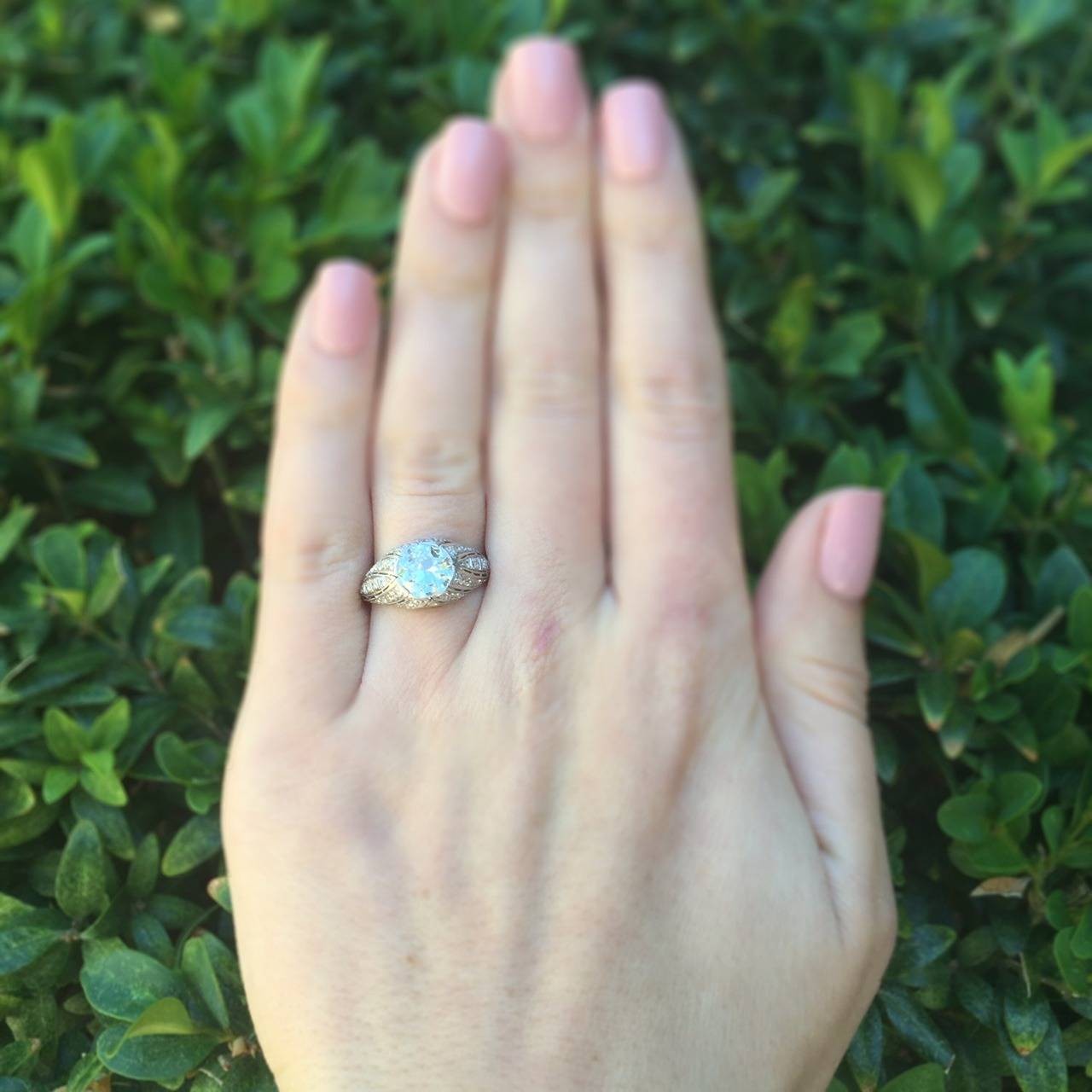 1.29 carat diamond ring