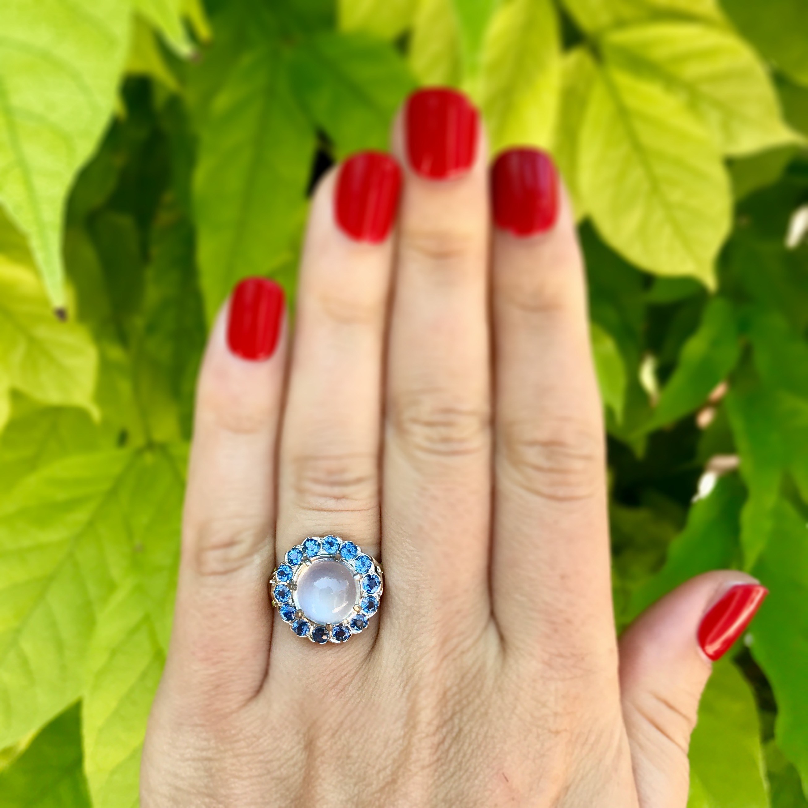 Moonstone sapphire ring discount