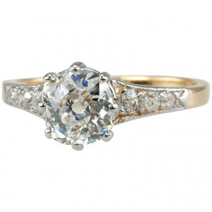 Splendid Victorian 1.25 Carat Engagement Ring